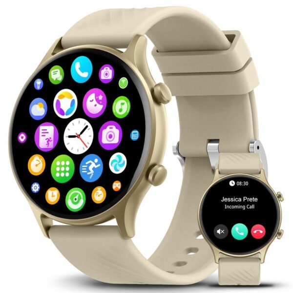 Multi-functional Round. 1.39 inch Bluetooth Waterproof Fitness Tracker Smart Watch